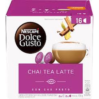 Cápsulas Chai Tea Latte Dolce Gusto com 16 unidades