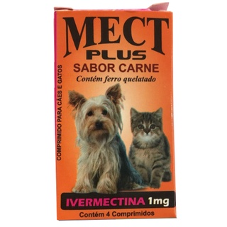 Anti Pulgas e Carrapatos Para Cães e Gatos 2,5 à 5 Kg Mect Plus 1 Mg (2)