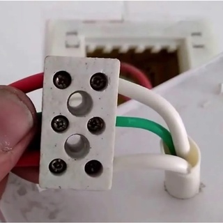 Conector De Porcelana Não Derrete Sindal 3 Polos Para Fio Até 10 mm