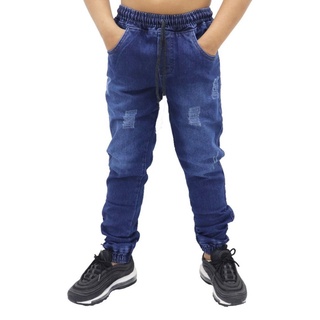calça jeans menino jogger infantil juvenil promoção