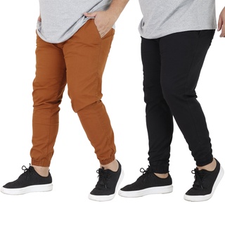 Kit 2 Calça Plus Size Jogger Masculina Sarja Jeans Extra Grande Oferta