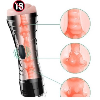 Masturbador Vagina Lanterna com Vibração Multivelocidade - 32cm CODE--1014