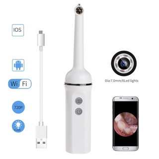 【Tujun】Endoscópio dentário oral sem fio Wifi Câmera intraoral Vídeo HD para ios android Endoscópio de inspeção de dentes