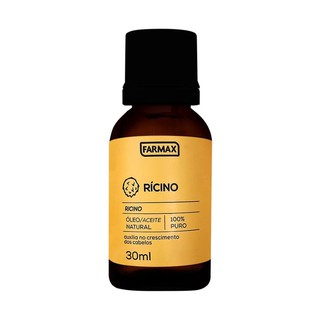 Óleo de rícino 100% puro Farmax 30ml (Oleo para crescimento capilar ) - Kit com 5 (3)
