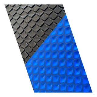 Lona Térmica Piscina 6x3,5 500 Micras Proteção Uv BLACK/BLUE