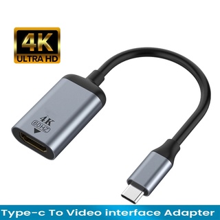 Adaptador 4K USB C Para VGA/DP/HDMI-Compatível/Mini Tipo HDM Thunderbolt 3 MacBook Pro Samsung S20 4K UHD