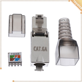 Conector Modular Cat6 E Cat6A Blindado Plug