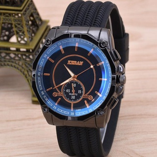 Silicone blue light men's watches digital sports quartz watches