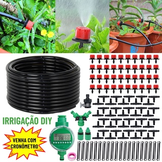 Diy Sistema De Irrigação Por Gotejamento De Irrigação Por Gotejamento De Jardim Aspersão Automático Com Gotejador Ajustável