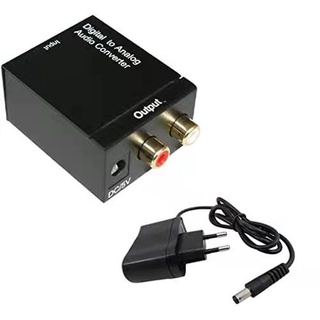 02 Conversor Audio Optico Digital Para Rca Analógico