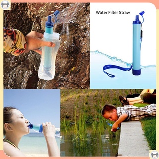 Filtro Purificador De Água Portátil / Purificador De Água Para Acampamento / Caminhada / Emergência / Sobrevivência (1)