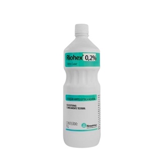 Riohex Clorexidina 0,2% Solução antisséptica aquosa 1000 ml dermo suave
