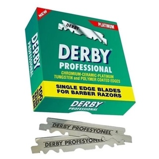 Lâmina Derby Professional - Kit 1 caixa C/ 100 unidades de lâminas