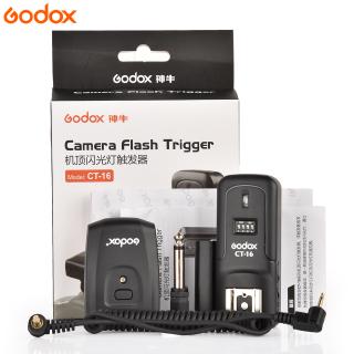 Godox CT-16 16 Channels Wireless Radio Flash Trigger Transmitter + Receiver Set for Canon Nikon Pentax Studio Flash (1)