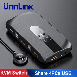 Desligue o interruptor 4k Kvm, extensor compatível com HDMI (1)