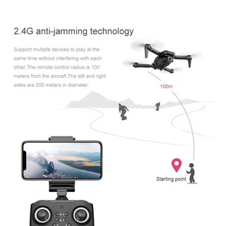 Drone Câmera 4k Duplo Hd Xt6 Wi-Fi Altura Fixa Quatro Eixos (2)