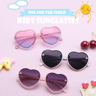 Babyshow Óculos De Sol De Sol Infantil Unissex / Óculos De Sol De Coração De Amor