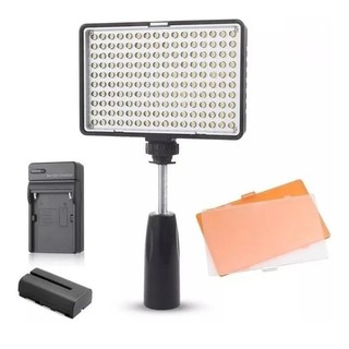 Iluminador Painel Led Tl-160 Vídeo Light com Bateria E Carregador Brinde (1)
