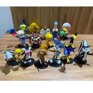 Boneco Miniatura Looney Tunes Pernalonga, Taz, Frajola,etc