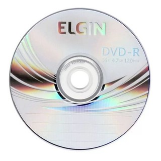 DVD-R Gravável 4.7GB 120min 16x Elgin