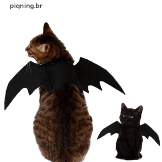 Piqning Fantasia De Halloween Com Asas De Morcego Adorável Para Cachorro / Gato De Estimação