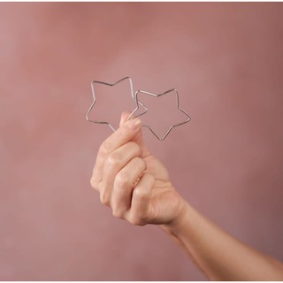Brinco argola formato Estrela ⭐ (1)