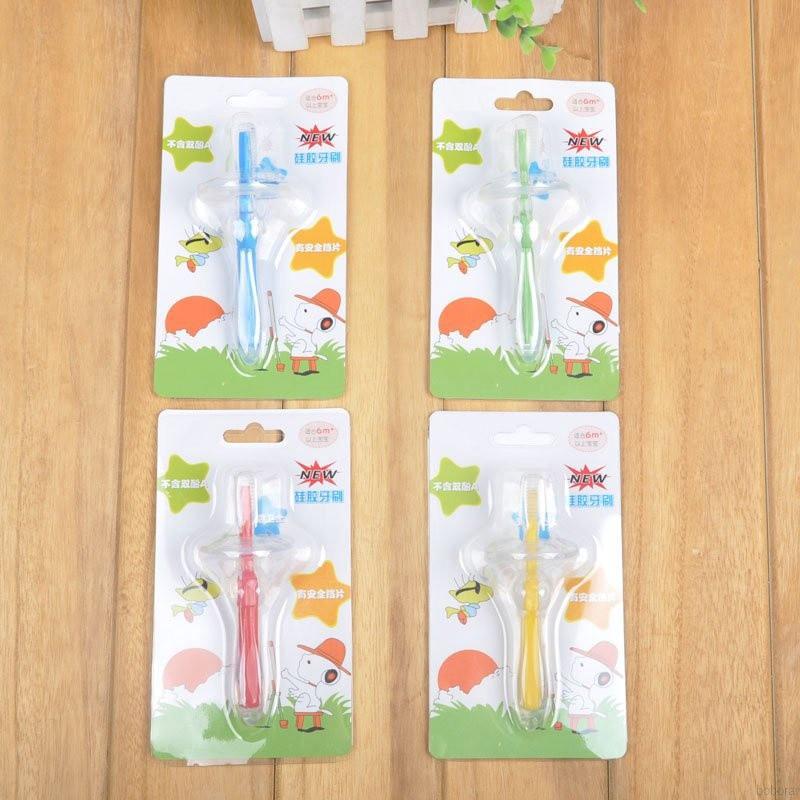 BOBORA 1 Pçs Escova De Dentes De Silicone Para Crianças Bebê Infantil Recém-Nascido