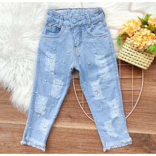 💕 Calça Mom Jeans Infanto Juvenil July 💕