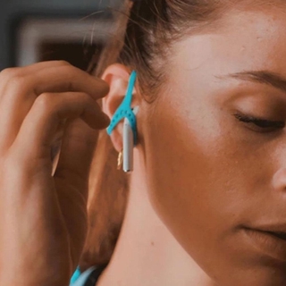 Protetor De Ouvido Em Silicone Bluetooth Anti-Queda Com Fixador , Gancho Para Fone (7)