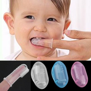 Escova De Dentes De Bebê De Silicone Flexível Com Suporte Massageador Para Bebês (3)