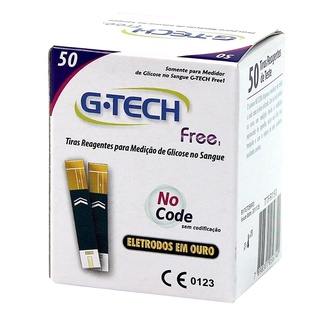Tiras Reagentes medição de Glicose G-tech Free 50 Unidades