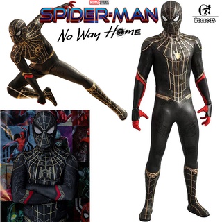 Homem-Aranha: No Way Home Costume Cosplay Spandex Lycra Superhero Zentai Bodysuit Fantasia de Halloween para Crianças Adultos