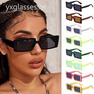 Óculos De Sol Quadrados Moda Masculino Oculos Uv400 retrô Feminino