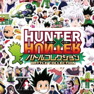 50 Pcs Pacote Hunter X Hunter Anime Decalque Adesivos Para Laptop Saco Do Telefone (7)