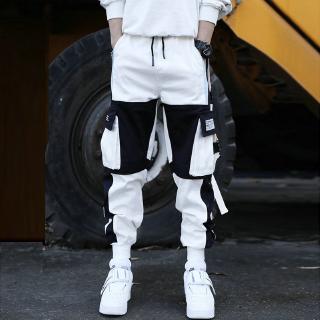2020 New Fashion Harem Pants Men Overalls Streetwear Lightweight Hip Hop Casual Trousers Joggers Male Sweatpants Men (1)