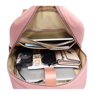 Saco De Laptop MINGKE 13 14 15.6 Polegada Mochila Schoolbag Para As Mulheres Tamanho Grande Multifuncional Porta De Carregamento USB À Prova D'água Coréia Fshion (5)