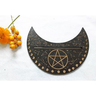 Suporte Apoio Tarot Unitário para Altar Witch Bruxa Pentagrama (3)