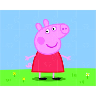 Quebra Cabeça Infantil Peppa Pig em MDF