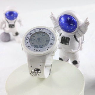 Relógio Eletrônico Esportivo Luminoso À Prova D 'Água De Astronauta / Astronauta