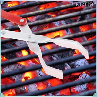 Barbecue Grilling Tongs Rust Resistant for Fireplace Campfire Outdoor Indoor (9)