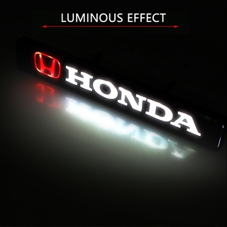 1pcs Car Front Hood Grille Emblem LED Lights for Hondas CBR300RR CBR600RR CBR1000RR CBR500R CBR650F VFR800 1200 VTX1300