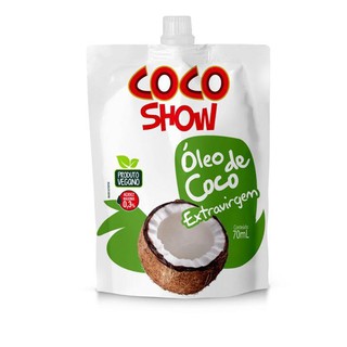 ÓLEO DE COCO EXTRA VIRGEM COCO SHOW "POUCH" 70ML