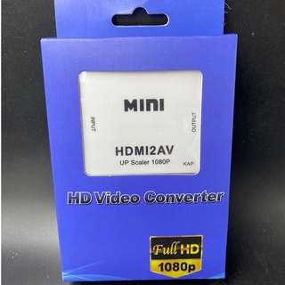 Mini Conversor Hd Vídeo Hdmi X Av Rca - Hdmi2av FullHD 04bc