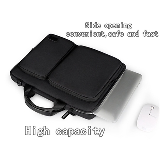 [Ready Stock]Waterproof Laptop Bag Office Handbag 13 14 15.6 inch Shoulder Notebook Cases Bag Briefcase (4)