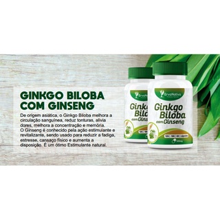 Ginkgo Biloba com Ginseng 100 Cápsulas