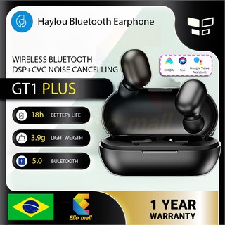 [New Arrival] Original Haylou GT1 Plus TWS Fone de Ouvido Bluetooth / HD Estéreo / Fone De Ouvido Bluetooth / PK Haylou GT1 pro/ Redmi Airdots
