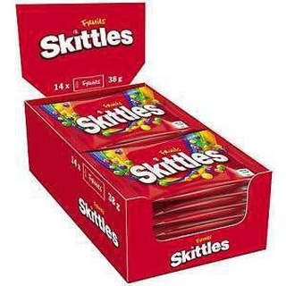 Skittles Original Com 14 Unidades De 38g