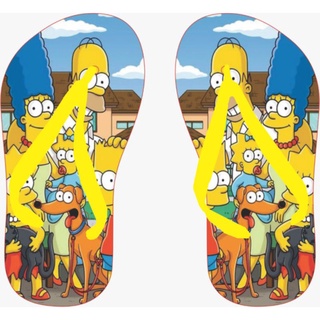 Simpsons chinelo de dedo sandália Personalizado infantil e adulto Simpsons