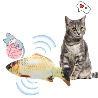 30 Cm Eletrônico Brinquedo Do Gato Do Animal De Estimação Usb De Carregamento Simulação Peixe Brinquedos Para O Cão Gato (3)