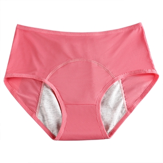 8 colors Panties Women Menstrual Panty High Waist Ladies Physiological Briefs Large Size Breathable Leak-proof Underwear G-7G (4)